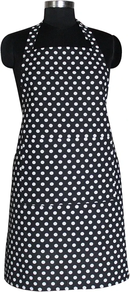 AIRWILL, 100% Cotton Designer Printed Aprons, Sized 65cm in Width & 80cm in Length with 1 Center Pocket, Adjustable Buckle on Top and 2 Long Ties on Both 2 Sides. Pack of 1 pieceAIRWILL, 100% Cotton Designer Printed Aprons, Sized 65cm in Width & 80cm in Length with 1 Center Pocket
